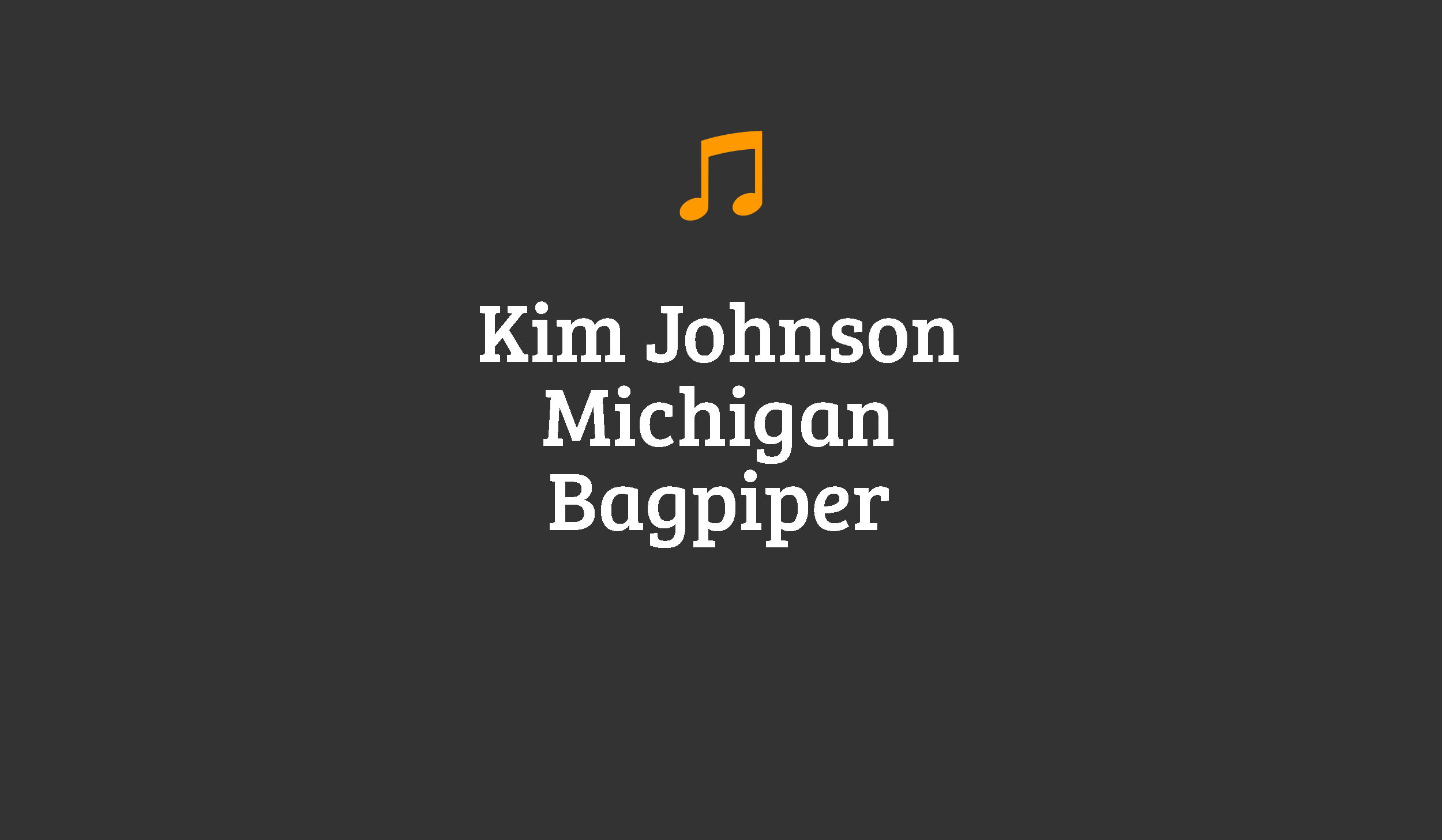 kim johnson wedding music michigan